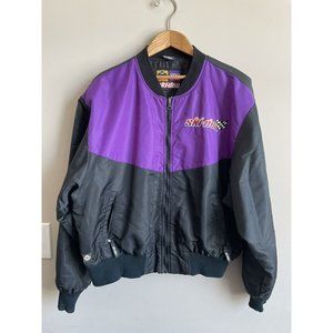 Vintage Ski-doo Skidoo Snow Snogear Jacket Purple Black Size Large